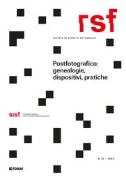 N. 15 (2024): Postfotografico: genealogie, dispositivi, pratiche - Copertina
